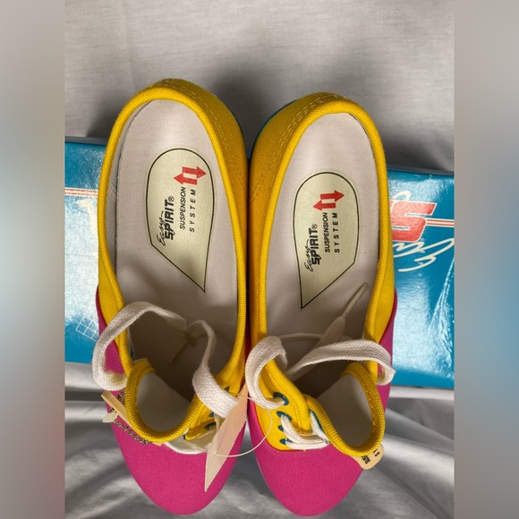 NWT NIB Vintage 80s 90s Fun Color Block Sneakers, Easy Spirit Size 7.5M - Picture 7 of 11